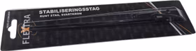 Runda svarta extraljusstag 2-pack