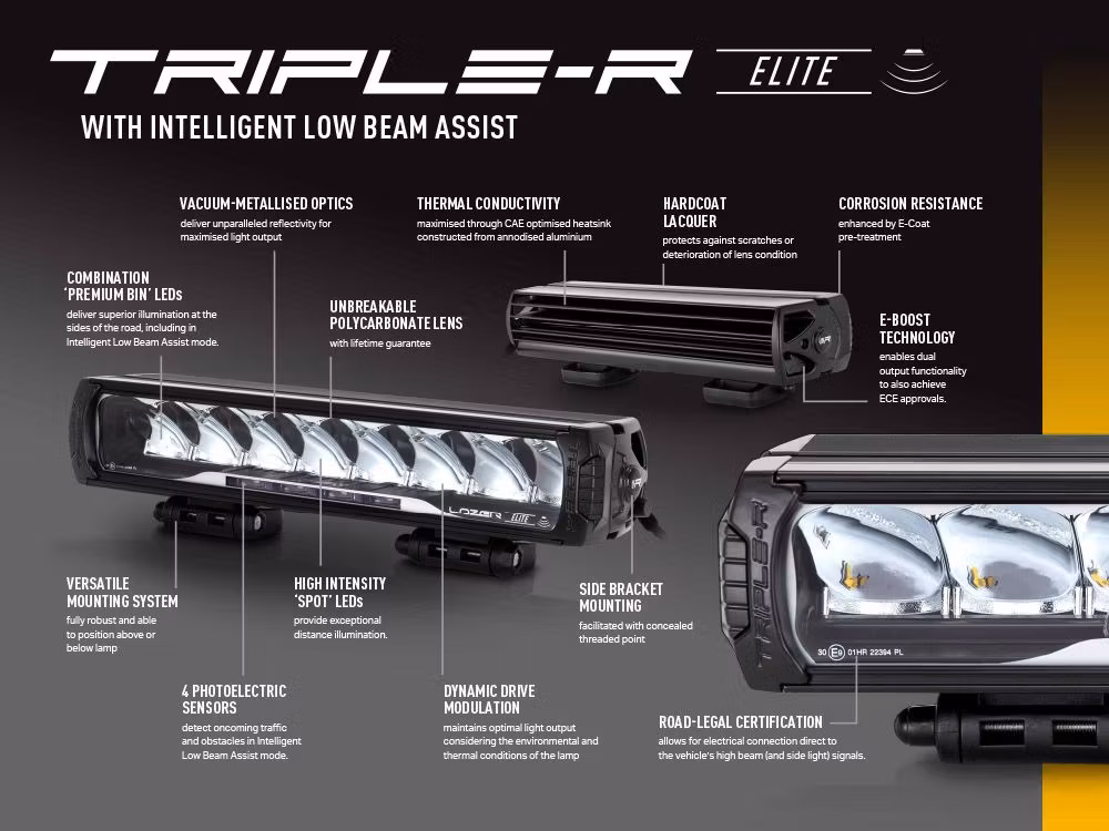 Lazer Triple-R 1000 Gen2 low beam assist
