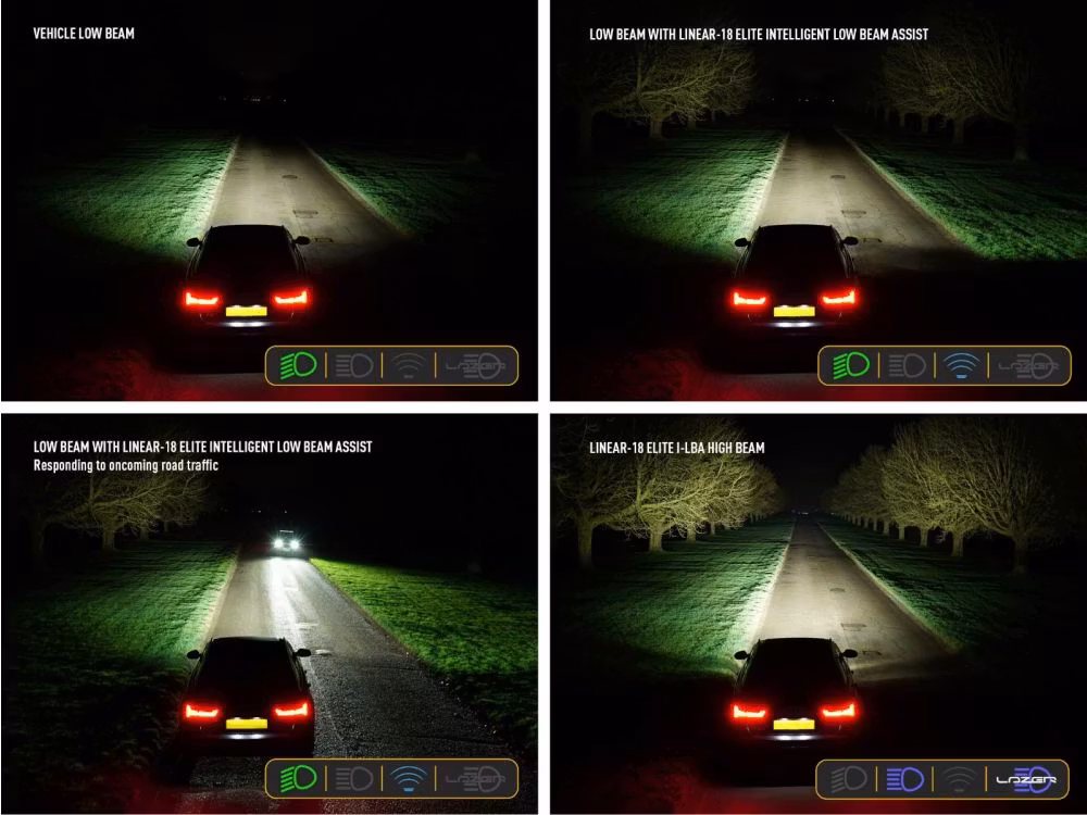 Lazer Linear 18 Elite low beam assist