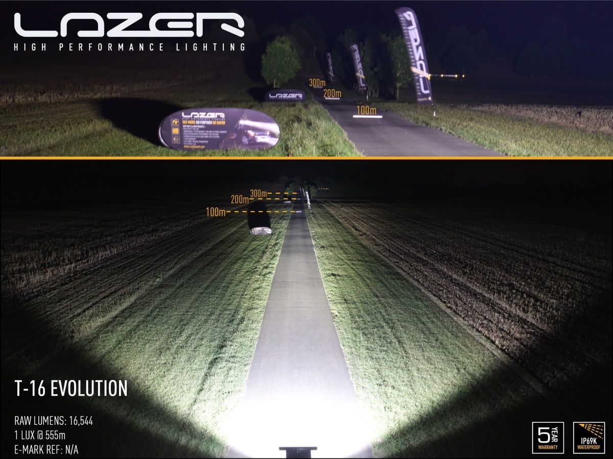 LED Ljusramp Lazer T16 Evolution