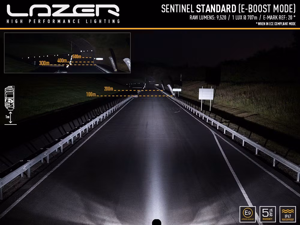 Lazer Sentinel Black 9"