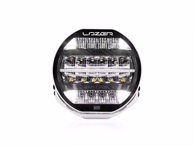 Lazer Sentinel Elite 9" Vit med positionsljus