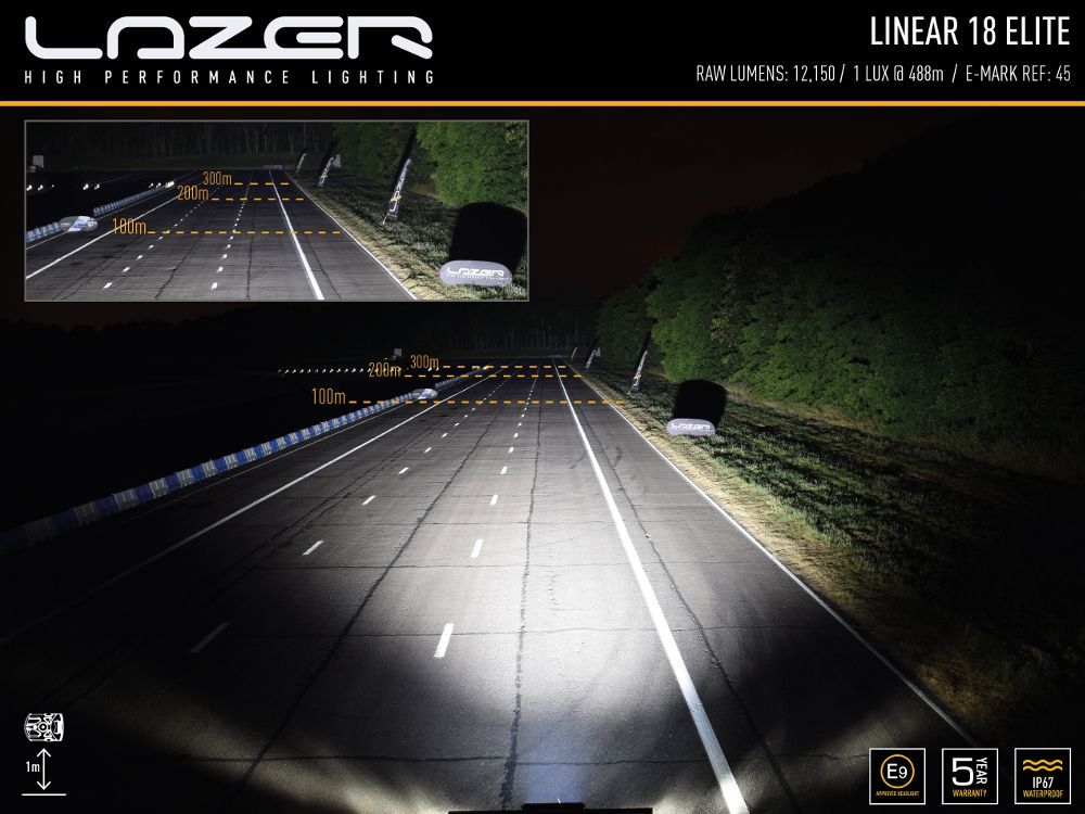 Lazer Grillkit Linear 18 Elite Peugeot Expert/Opel Vivaro/Citroen Jumpy