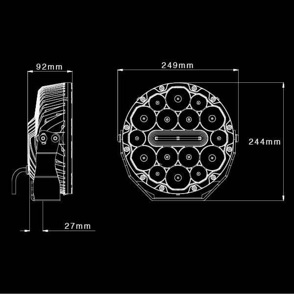 Extraljus Ultra Vision Nitro Maxx 180W 4500K Combo 2-pack