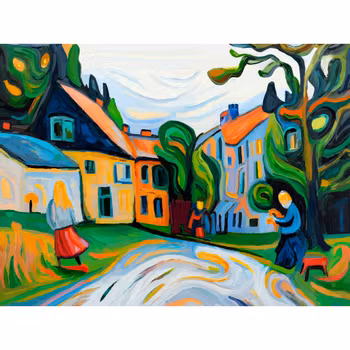 Lyre & Lyrikk (lerret)