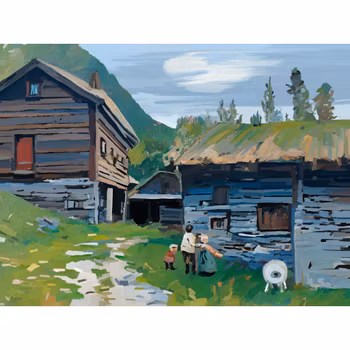 Skåri Gård (lerret)