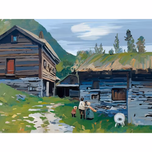 Skåri Gård (lerret)