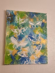Fjärilar 24x30cm SÅLD
