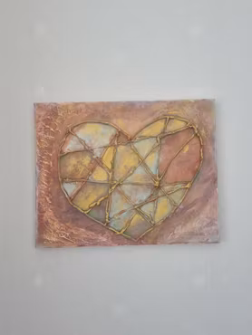 Hjärtat Brons 30x24cm (Hjärtats mönster)
