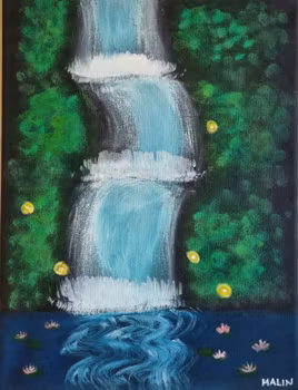 Waterfall 27x35 cm