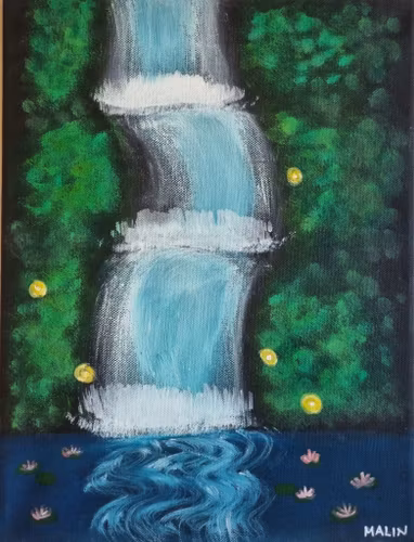 Waterfall 27x35 cm