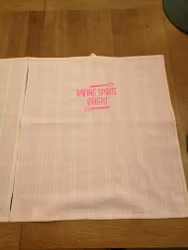 Diskhandduk med vinyltryck