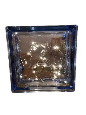 Glasblock/vas med text o bild förslag