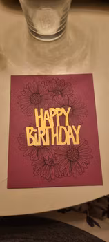 Happy birthday kort