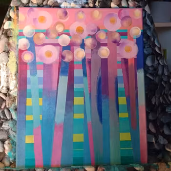ABSTRAKT Floral SÅLD