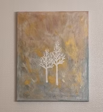 Tillsammans, sida vid sida 30x40 cm