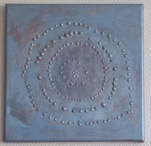 När cirklar bär ett universum 20x20 cm