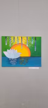 Lotusblomman Zen lotus  40x30 cm