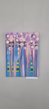 Abstrakt Floral 30x40 cm