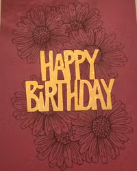 Happy birthday kort