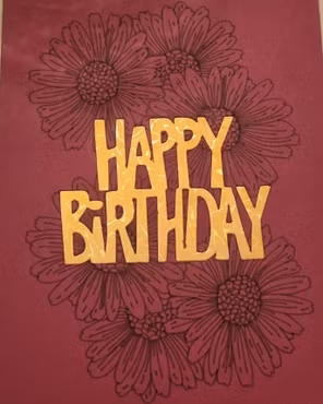 Happy birthday kort