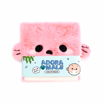 Fluffig Anteckningsbok Blåsfisk