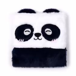 Fluffig Anteckningsbok Panda