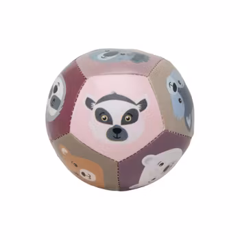 Boll Vilda Djur Rosa/Beige