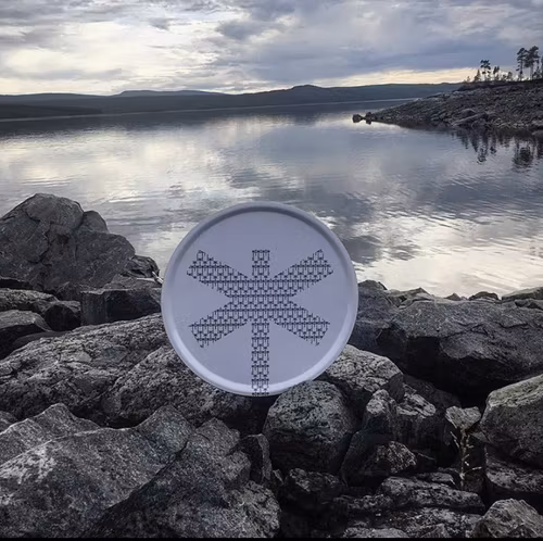 LEDKRYSS rund bricka