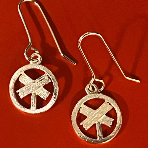 LEDKRYSS rund, örhänge