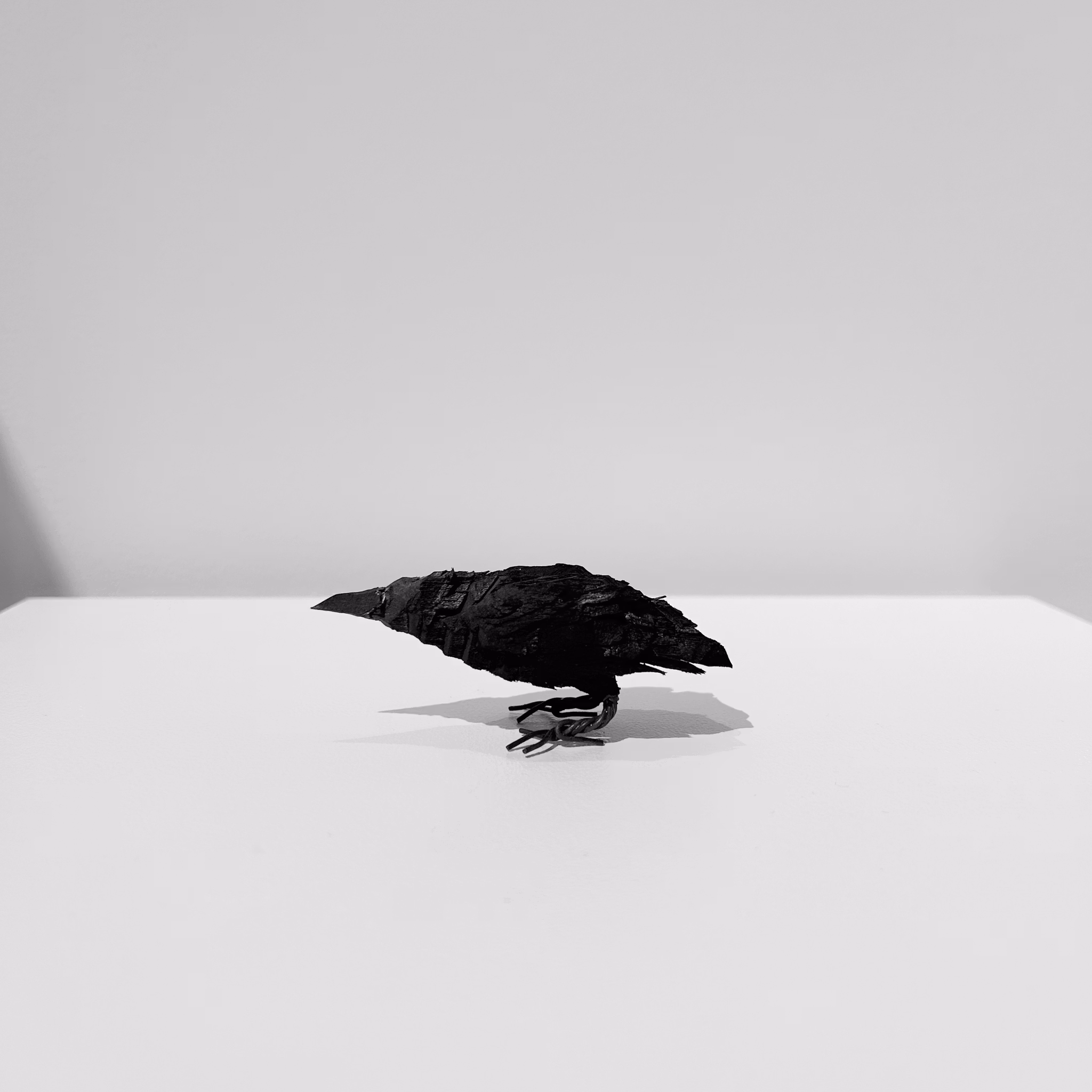 Liten Korp i svart trä