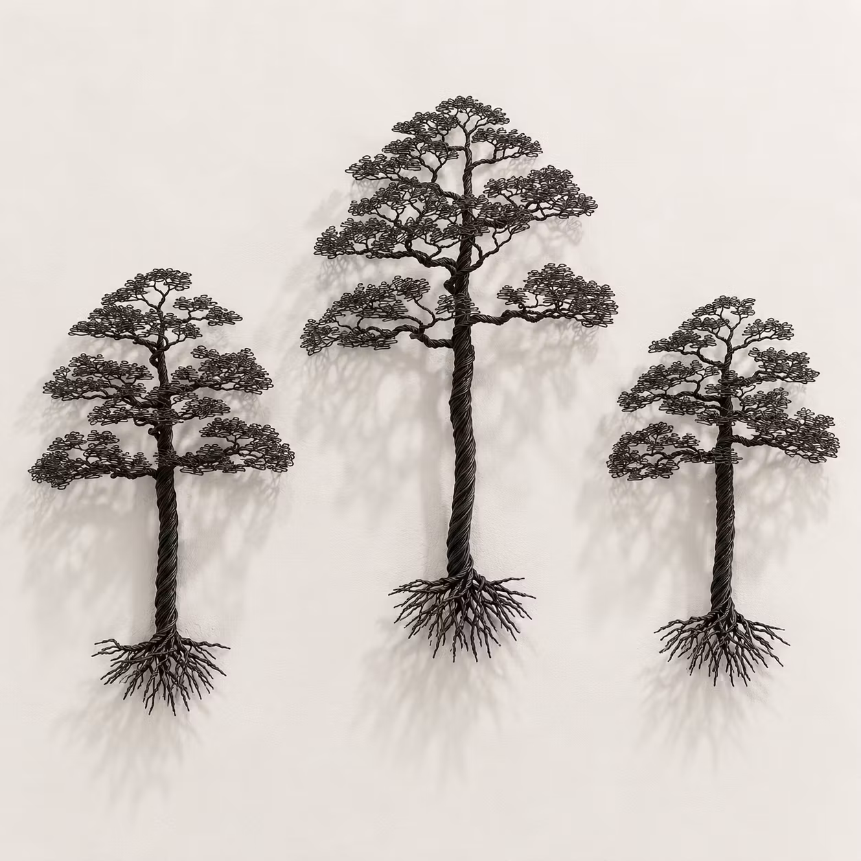 Tall i järntråd - vägghängd. Pris från: