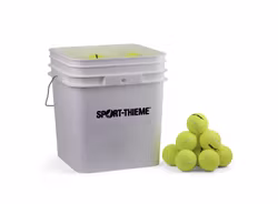 Tennisballer i bøtte - 60 stk