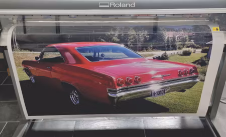 Storformat folieprint og cut