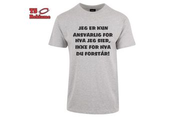 Ansvarlig T-skjorte