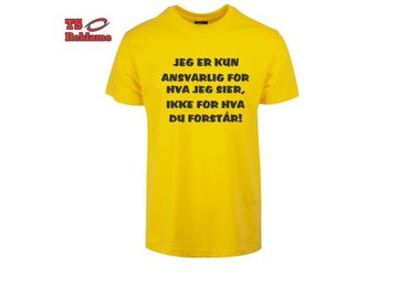 Ansvarlig T-skjorte