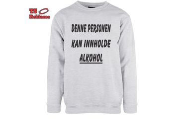 Denne personen kan innholde alkohol Genser