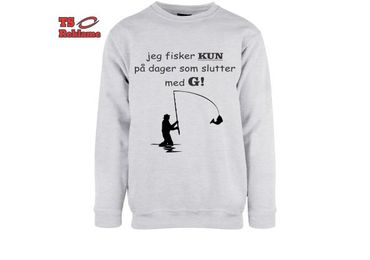 Fisker kun på dager som Genser