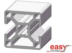 Aluminiumprofil, BSB 30 x 30 2N 180, T-spår 8mm, HL=6m.
