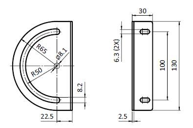 Vridplatta T8/T10, inklusive montageset
