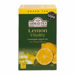 Ahmad Tea Lemon Vitality Green Tea 20 poser