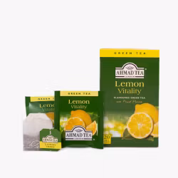 Ahmad Tea Lemon Vitality Green Tea 20 poser