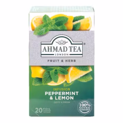 Ahmad Tea Peppermint & Lemon Infusion 20 poser