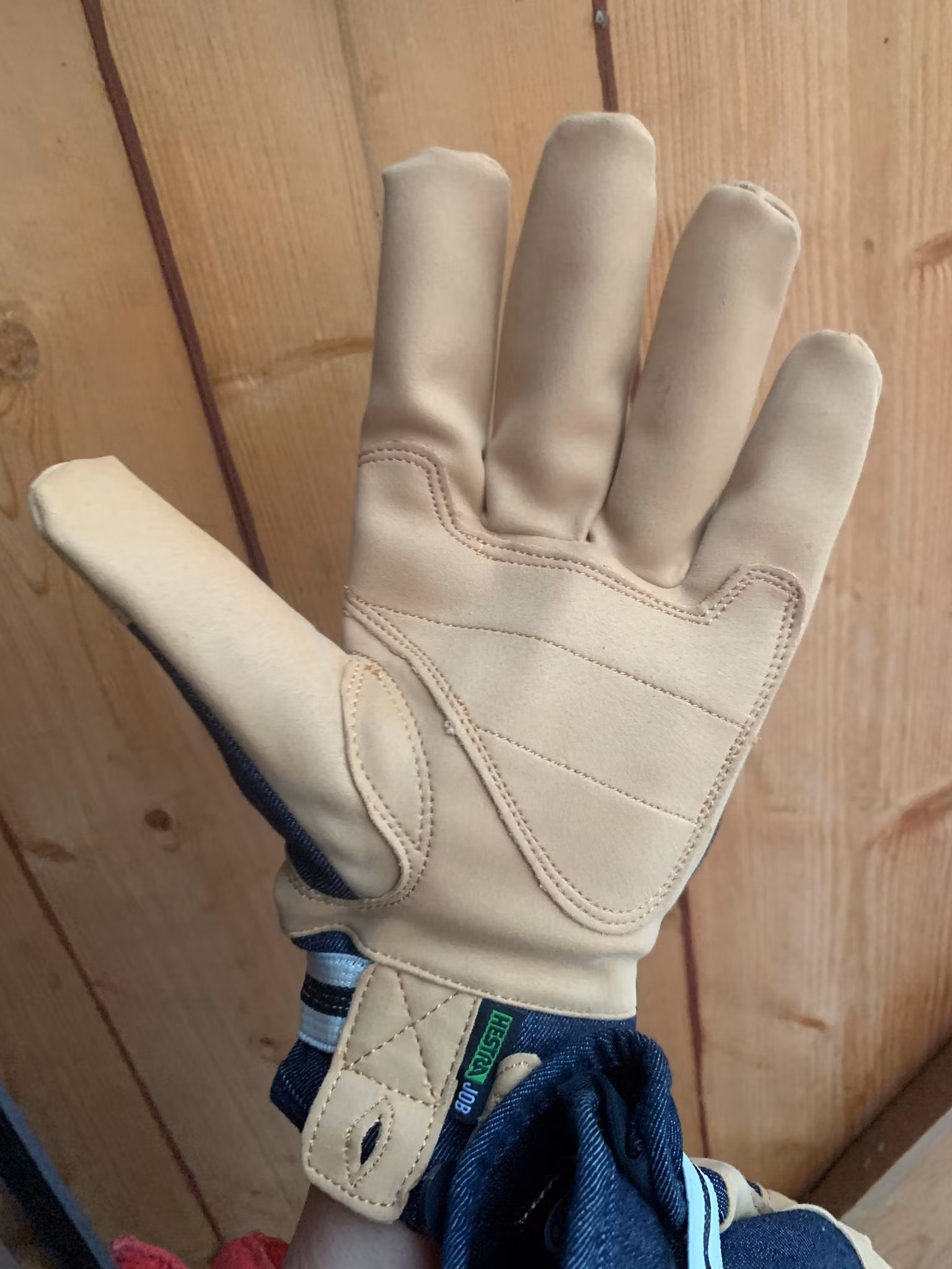 Den lite lyxigare arbetshandsken, Hestra PRO (Duratan Flex Denim)