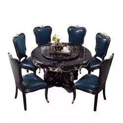 Klassisk spisebord i Marmor 130cm
