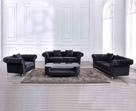Arucas Chesterfield Sofagruppe 3 + 2 + 1