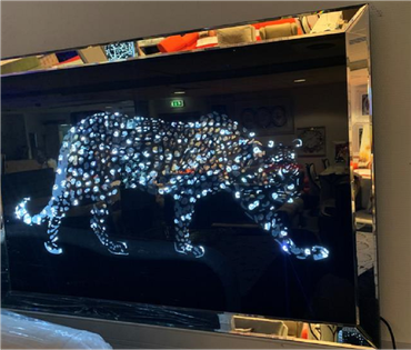 Tiger Bilde m/Led belysning