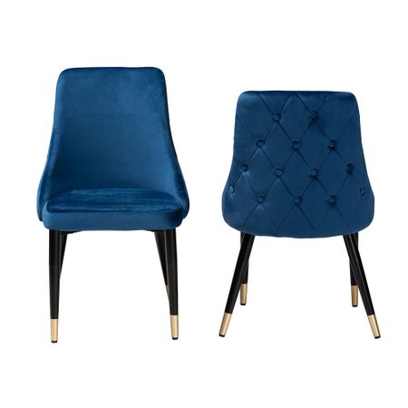 Valera Spisestol Blå Velour