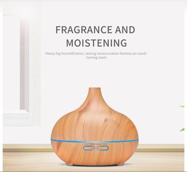 Aromadiffuser 500ml med LED-lys