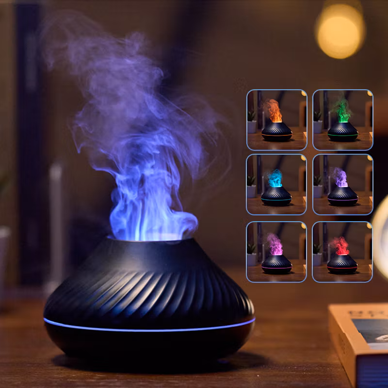 Flamme Aromadiffuser - Luftfukter med LED-lys